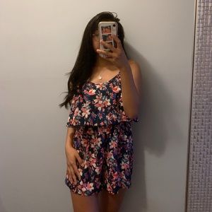 Charlotte Russe Floral Romper